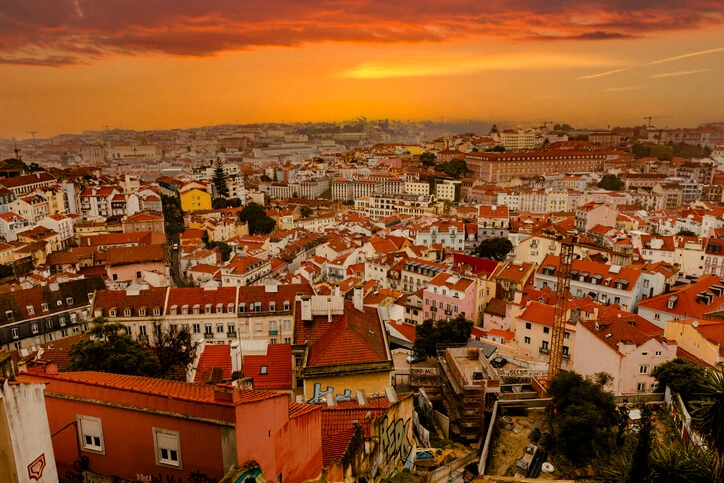 Lisbon-skyline-sunset-luxury-europe-vacation-packages