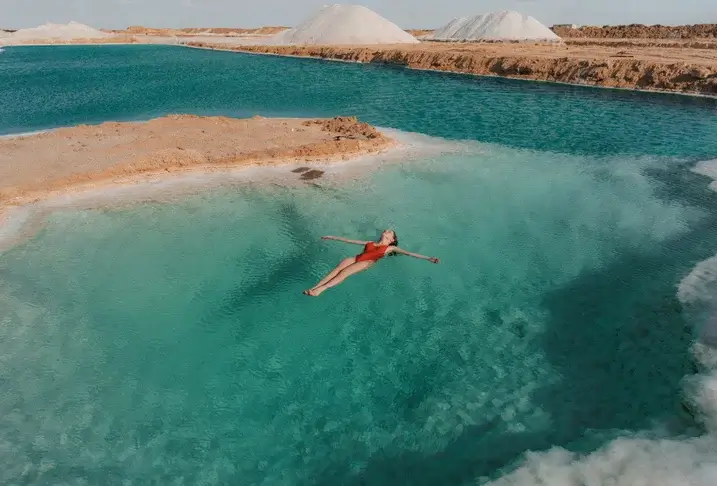 Egypt-Luxury-Small-Group-Tours-Salt-Lake-in-Siwa-Oasis